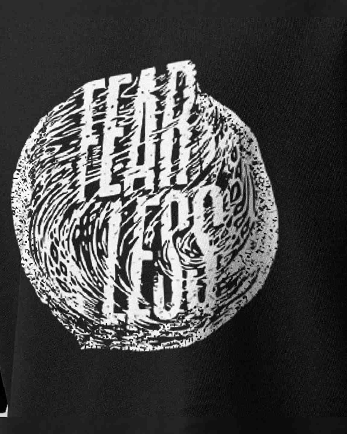 (Pack Of 2) Men Printed Oversized T-shirts / Black